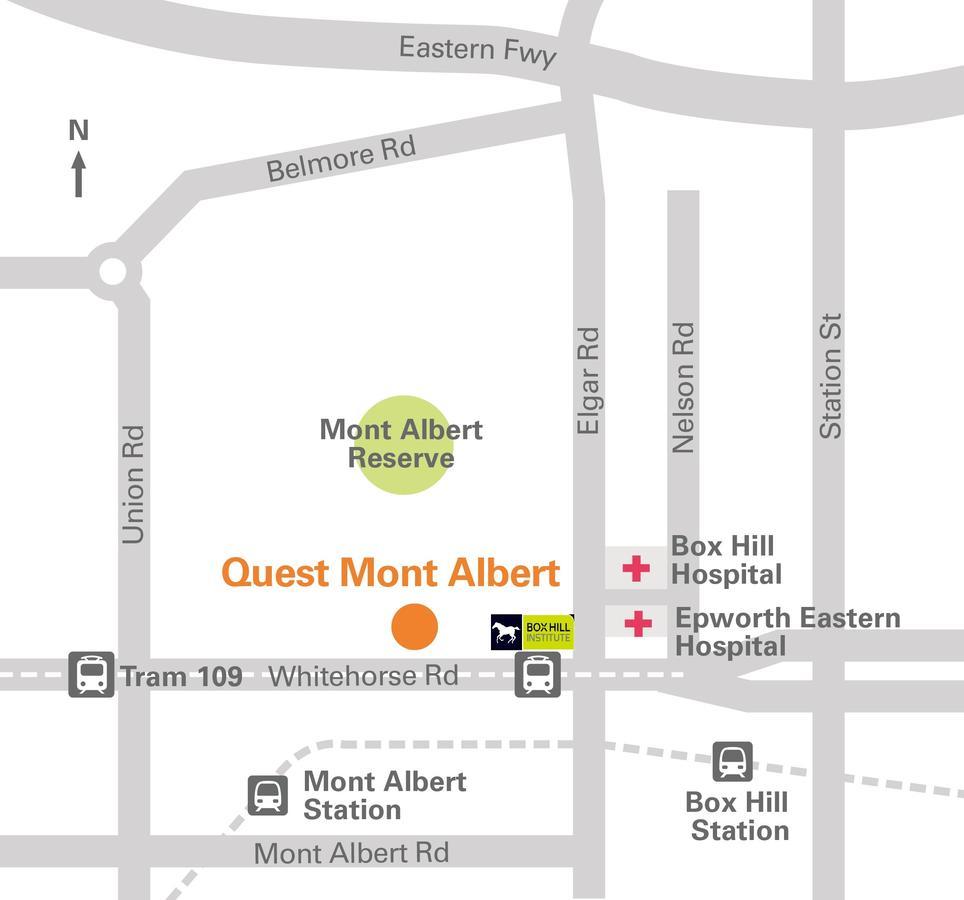 Quest Mont Albert apartamentos con servicio Box Hill Exterior foto